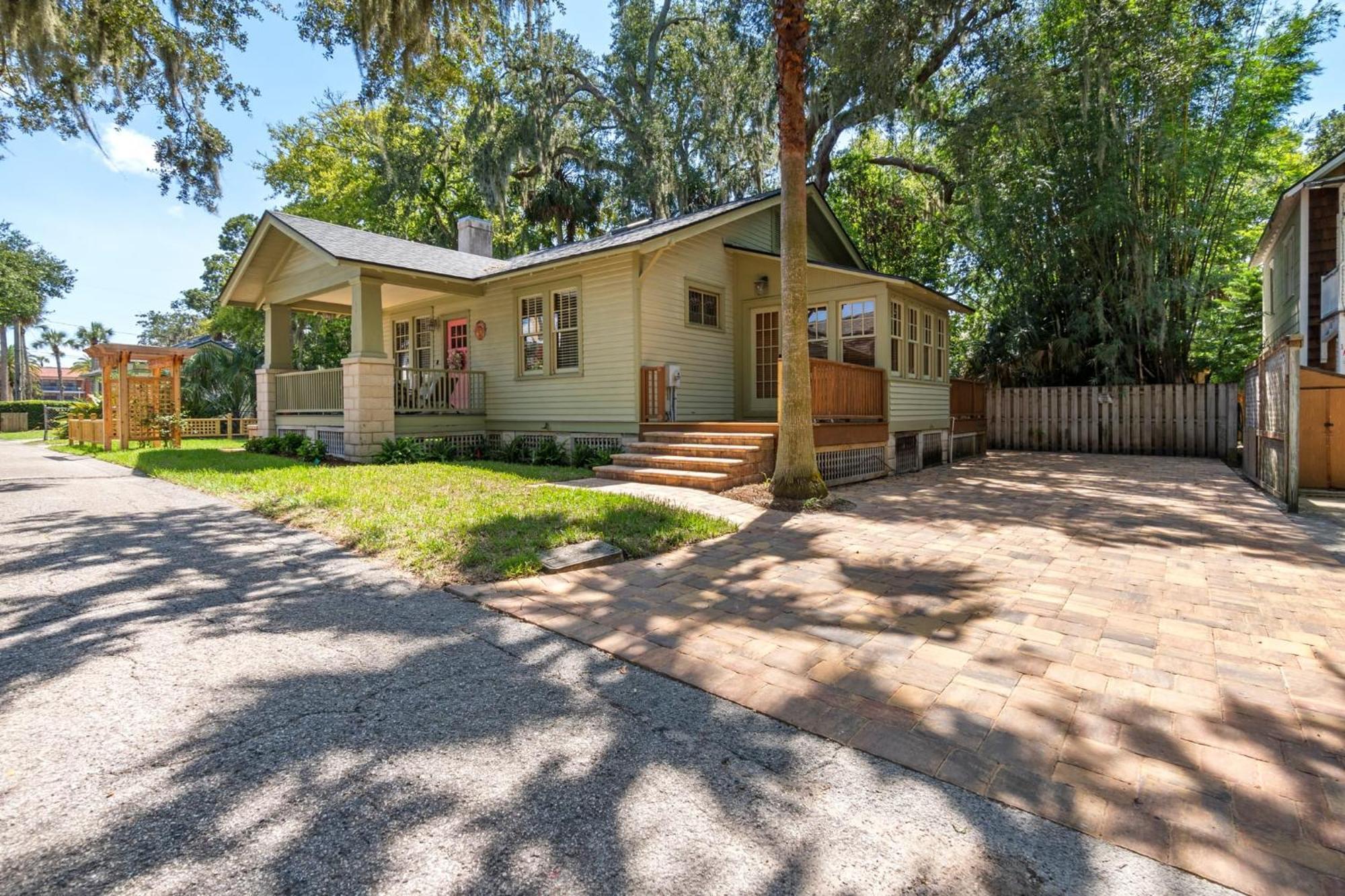 Flagler Cottage - 1 Block To Historic District 圣奥古斯丁 外观 照片